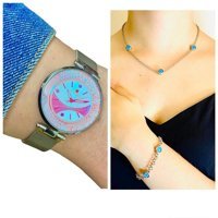 Reward 36 mm Gri Çelik Kordon Analog Kadın Kol Saati