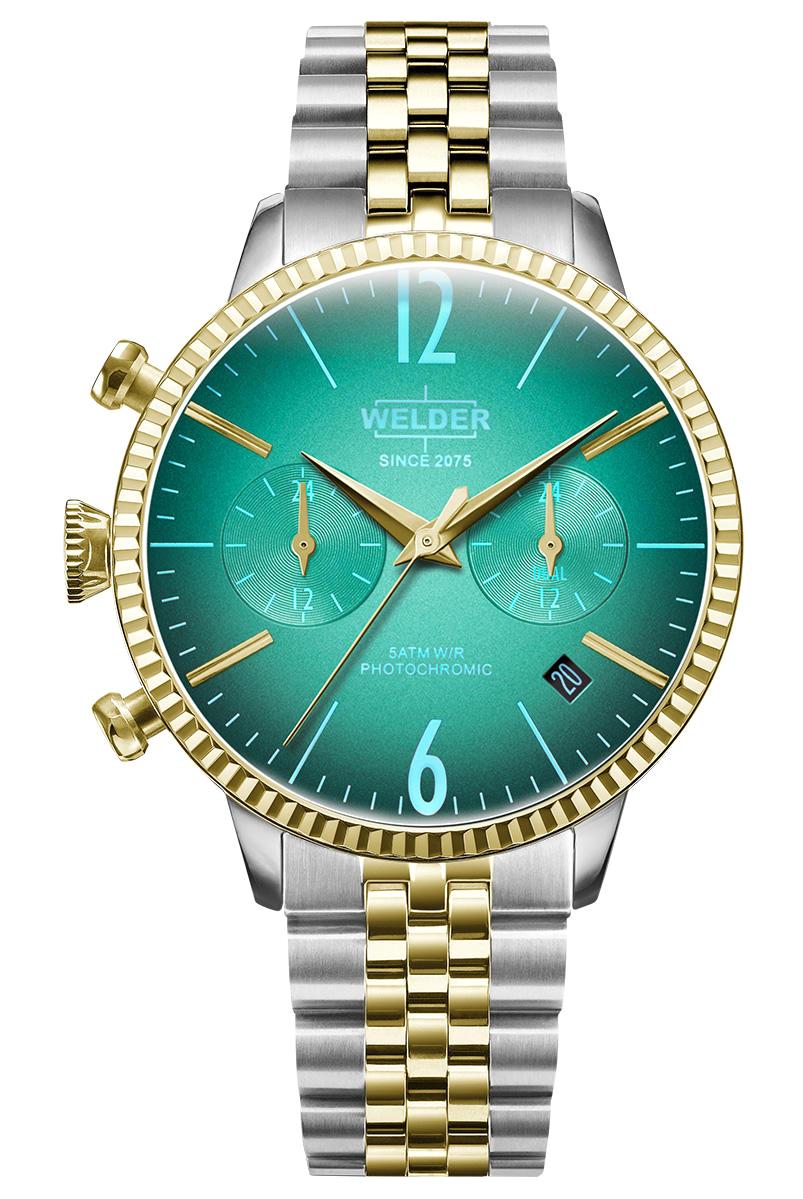 Welder Watch WWRC698 Takvimli 39 mm Altın-Gri Çelik Kordon Analog Kadın Kol Saati