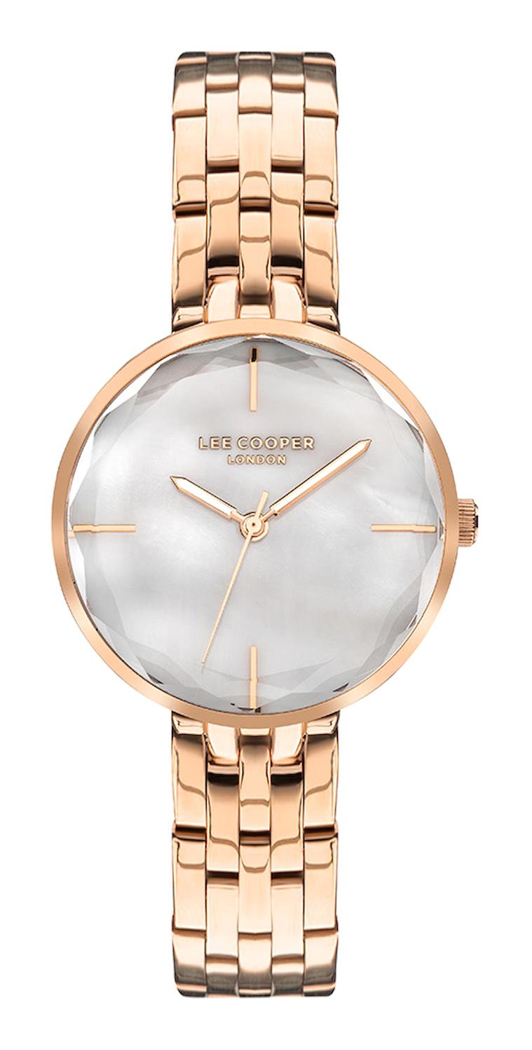 Lee Cooper LC07502.420 40 mm Rose Gold Plastik Kordon Analog Kadın Kol Saati