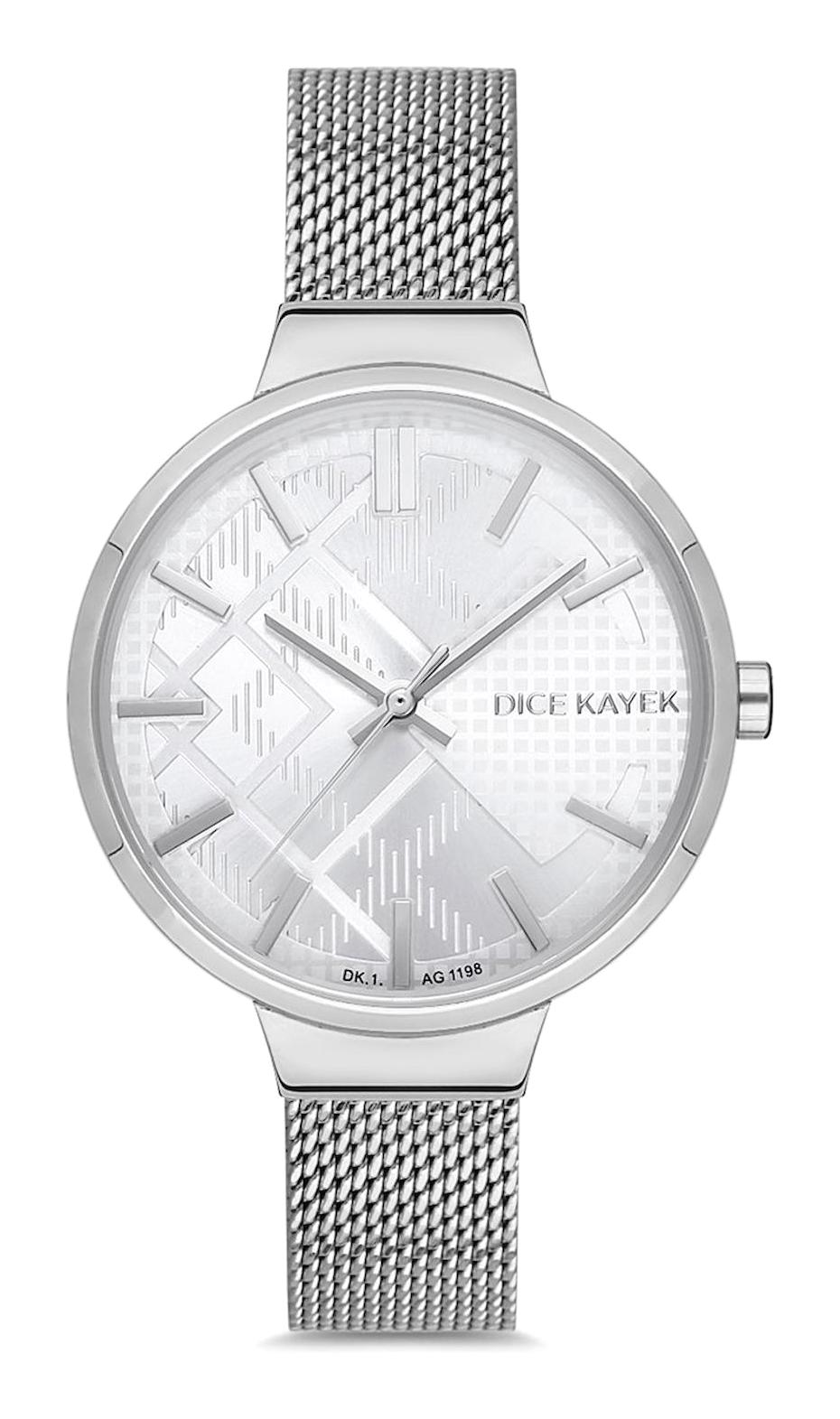 Dice Kayek DK.1.AG1198.06 37 mm Gri Çelik Kordon Analog Kadın Kol Saati