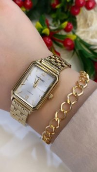 Tom Jones MN.1.1338.02 20-25 mm Altın Çelik Kordon Analog Kadın Kol Saati