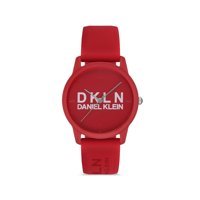 Daniel Klein DK.1.12645.2 36 mm Kırmızı Silikon Kordon Analog Kadın Kol Saati