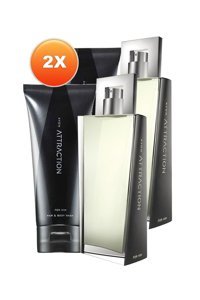 Avon Attraction 4 Parça Erkek Parfüm Seti EDT