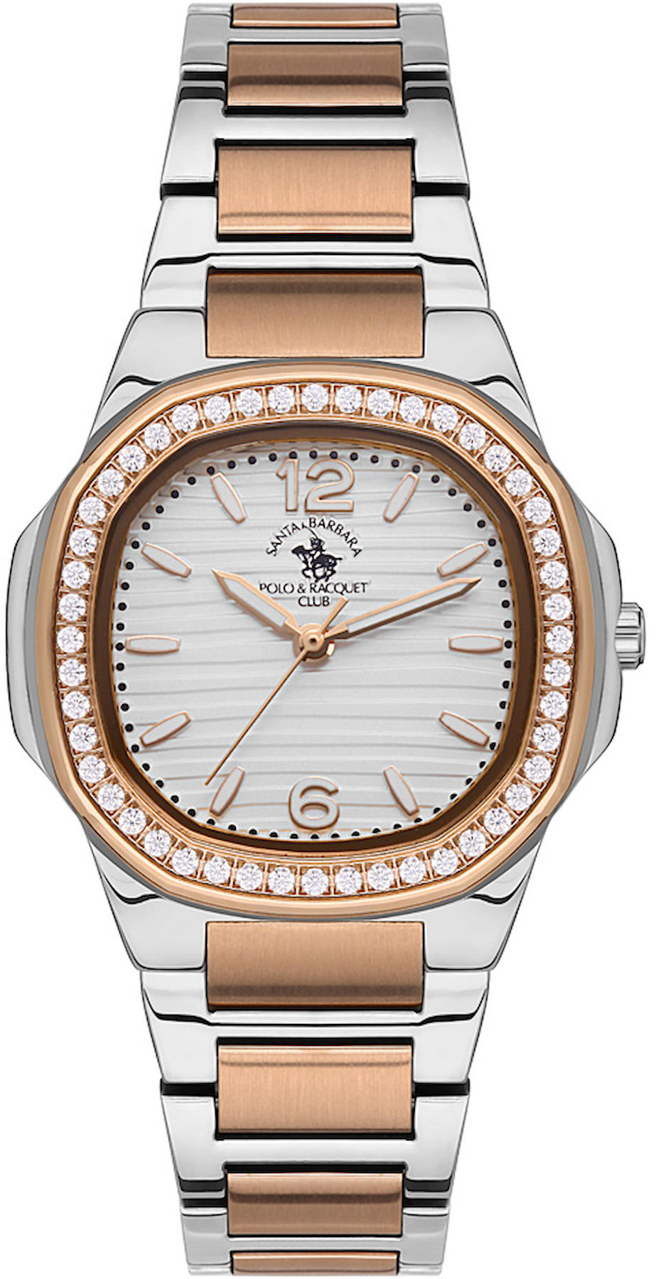 Santa Barbara Polo & Racquet Club SB.1.10481.5 34 mm Gri-Rose Gold Çelik Kordon Analog Kadın Kol Saati