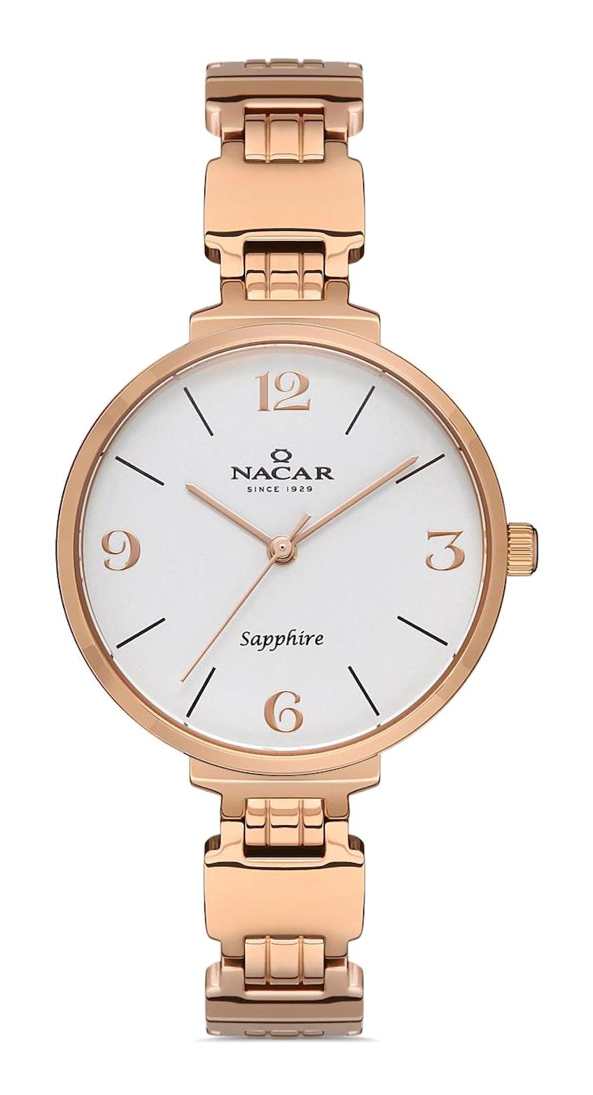 Nacar 3439B231-RSM 33 mm Rose Gold Metal Kordon Analog Kadın Kol Saati