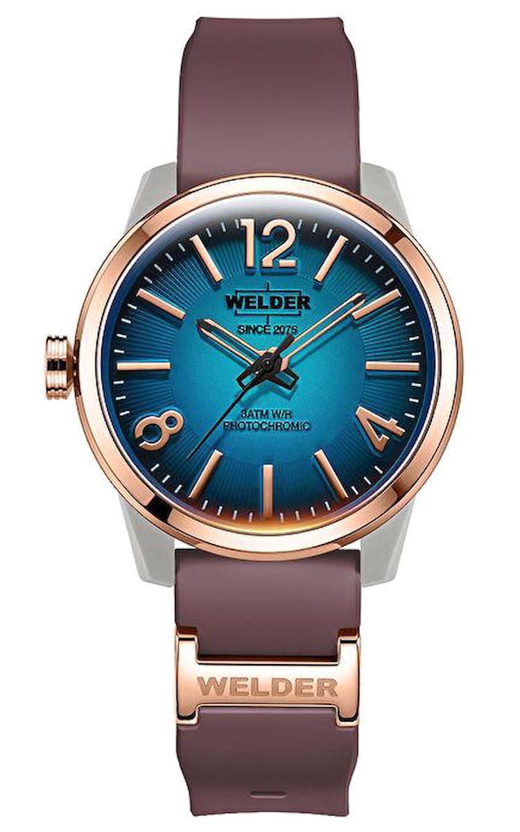 Welder Watch WWRL2010 42 mm Kahverengi Silikon Kordon Analog Kadın Kol Saati
