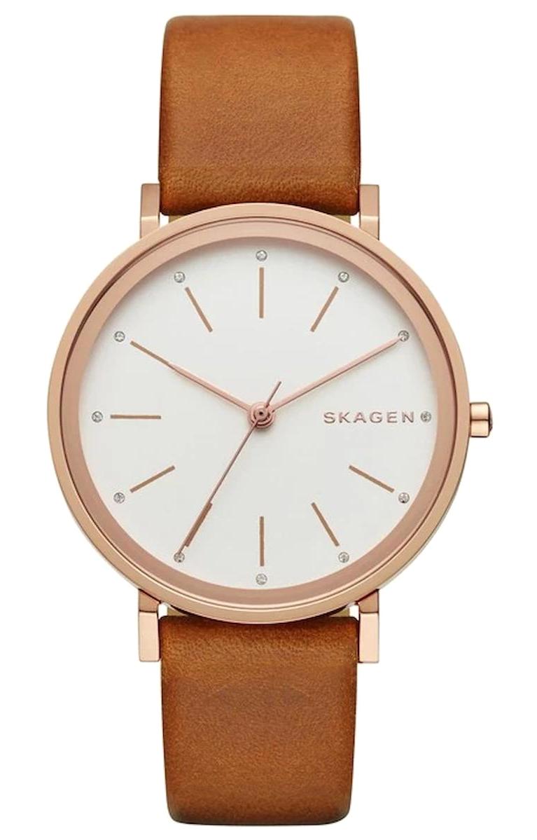 Skagen SKW2488 38 mm Taba Deri Kordon Analog Kadın Kol Saati