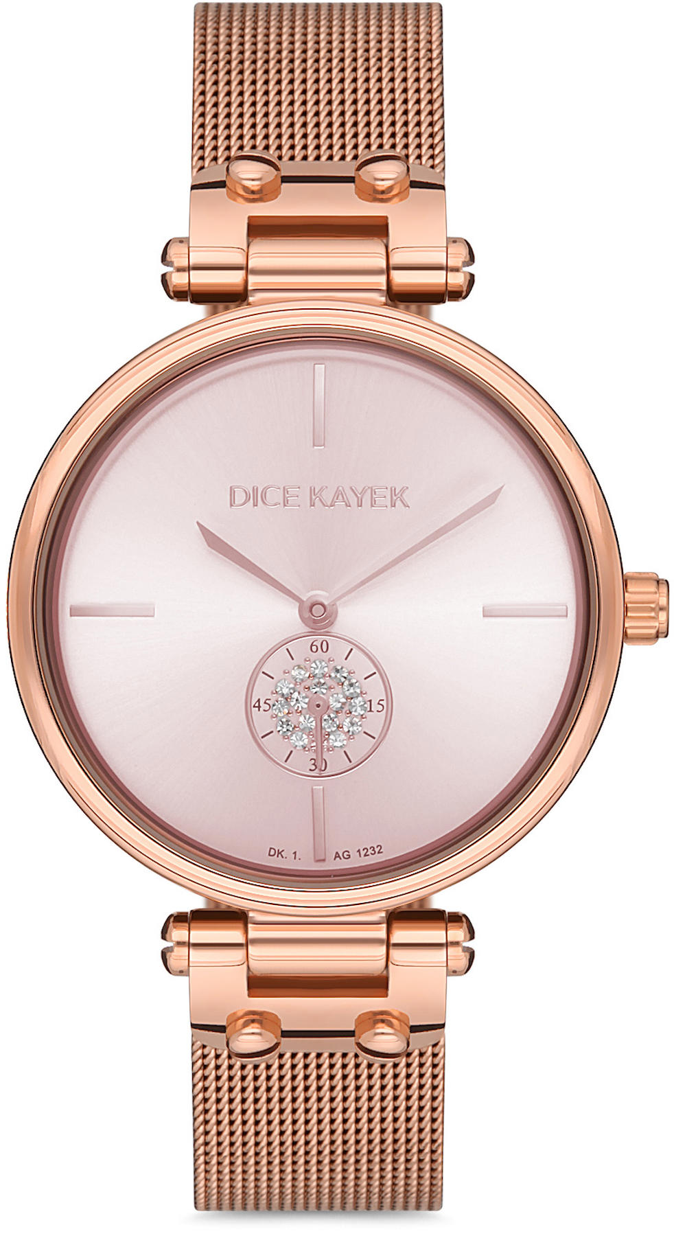 Dice Kayek DK.1.AG1232.02 28 mm Rose Gold Metal Kordon Analog Kadın Kol Saati
