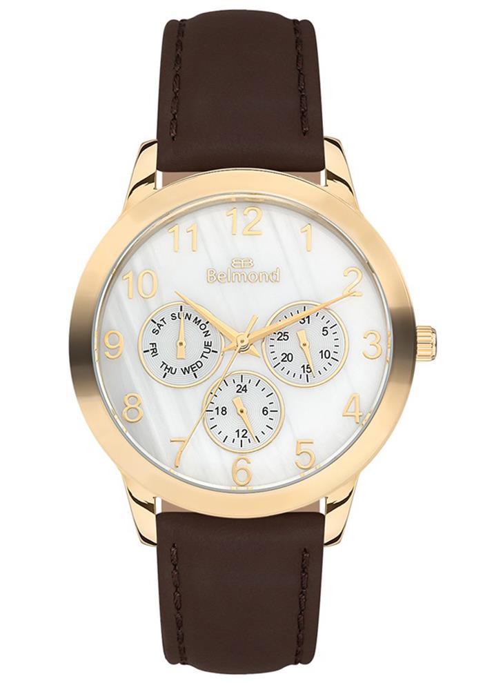 Belmond SRL635.121 38 mm Kahverengi Deri Kordon Analog Kadın Kol Saati