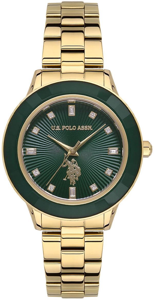 U.S. Polo Assn USPA2044-05 40 mm Altın Çelik Kordon Analog Kadın Kol Saati
