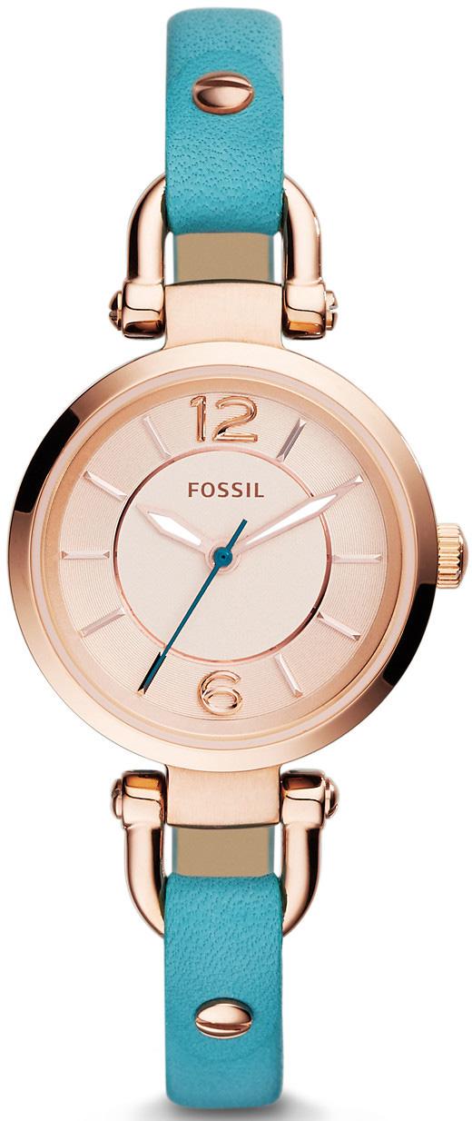 Fossil ES3744 35 mm Mavi Deri Kordon Analog Kadın Kol Saati