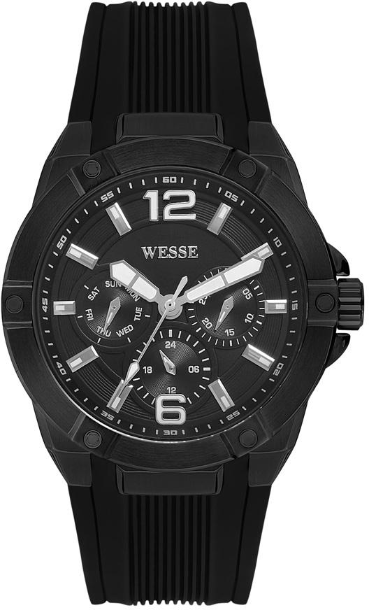 Wesse WWL1020-06 40 mm Siyah Silikon Kordon Analog Kadın Kol Saati