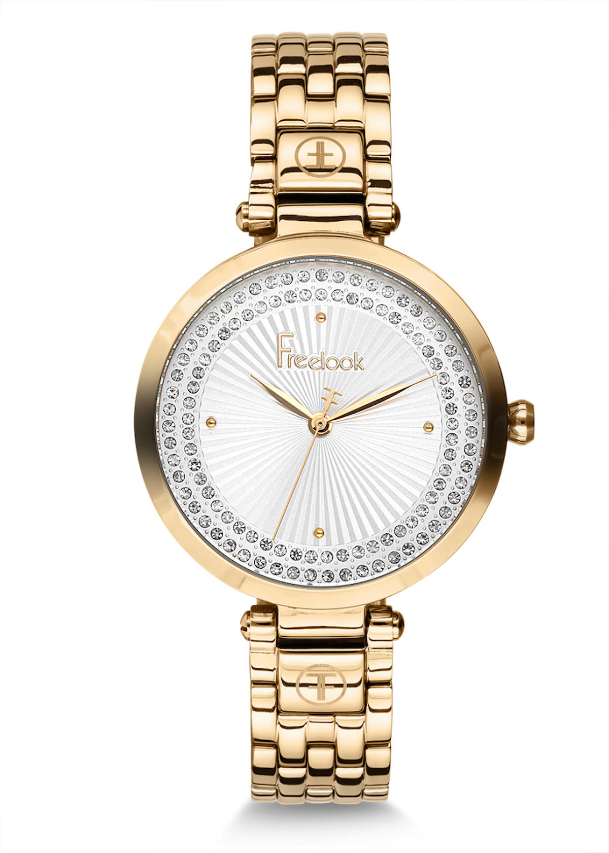 Freelook F.1.1035.02 36 mm Altın Metal Kordon Analog Kadın Kol Saati