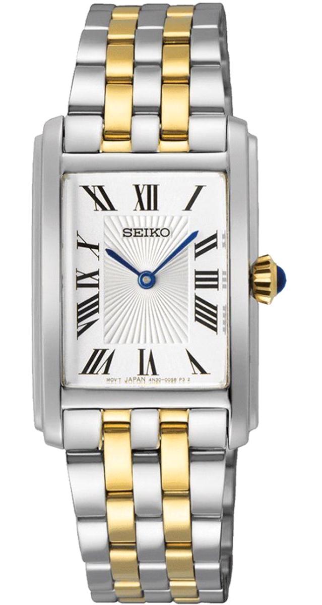 Seiko SWR087P 26 mm Altın-Gri Çelik Kordon Analog Kadın Kol Saati