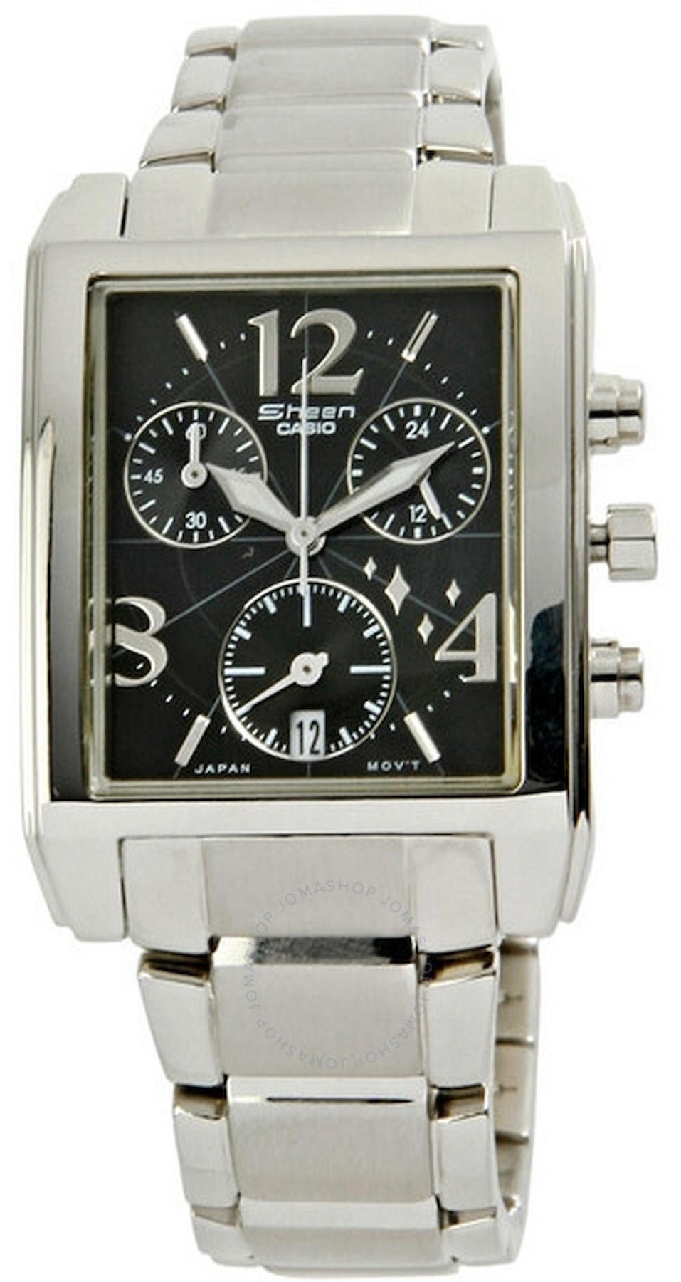 Casio SHN-5007D-1A Takvimli 27.5 mm Gri Çelik Kordon Analog Kadın Kol Saati