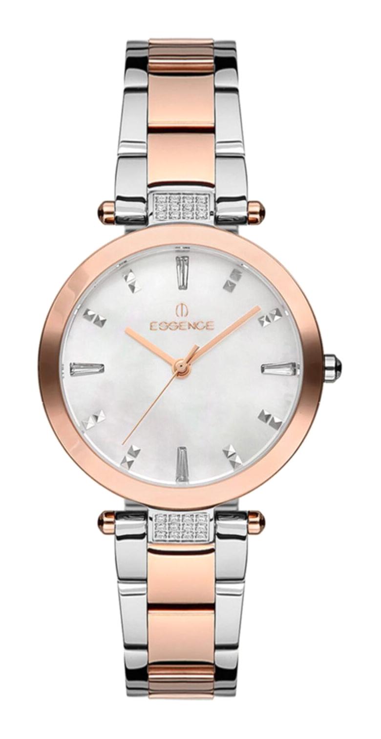 Essence ES6486FE.520 34 mm Gri-Rose Gold Çelik Kordon Analog Kadın Kol Saati