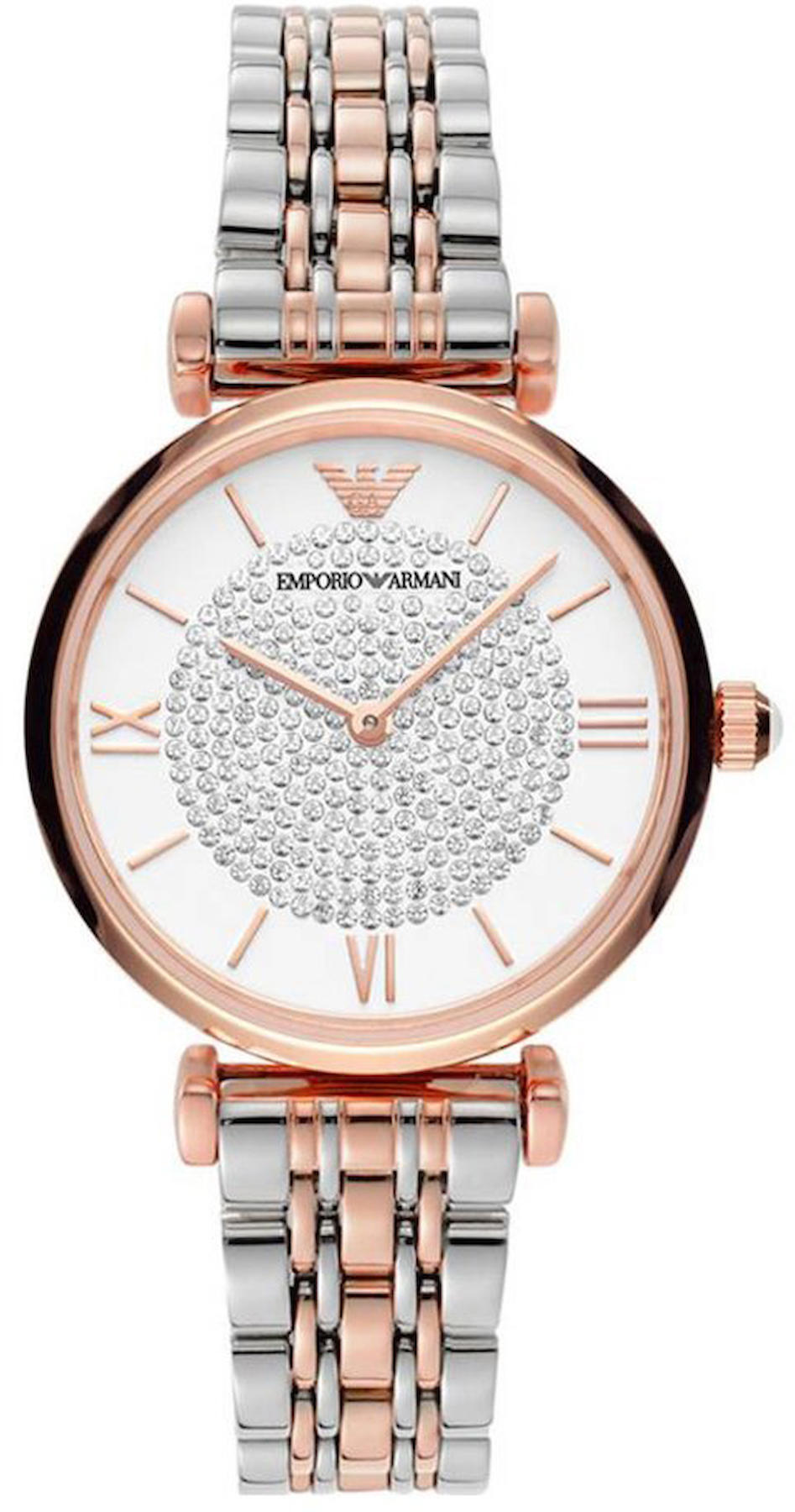 Emporio Armani AR80035 32 mm Gri-Rose Gold Çelik Kordon Analog Kadın Kol Saati