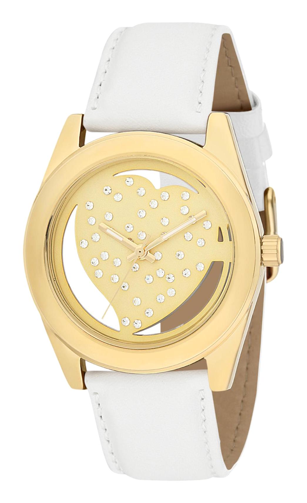 Ferrucci 8FK541 38 mm Beyaz Deri Kordon Analog Kadın Kol Saati