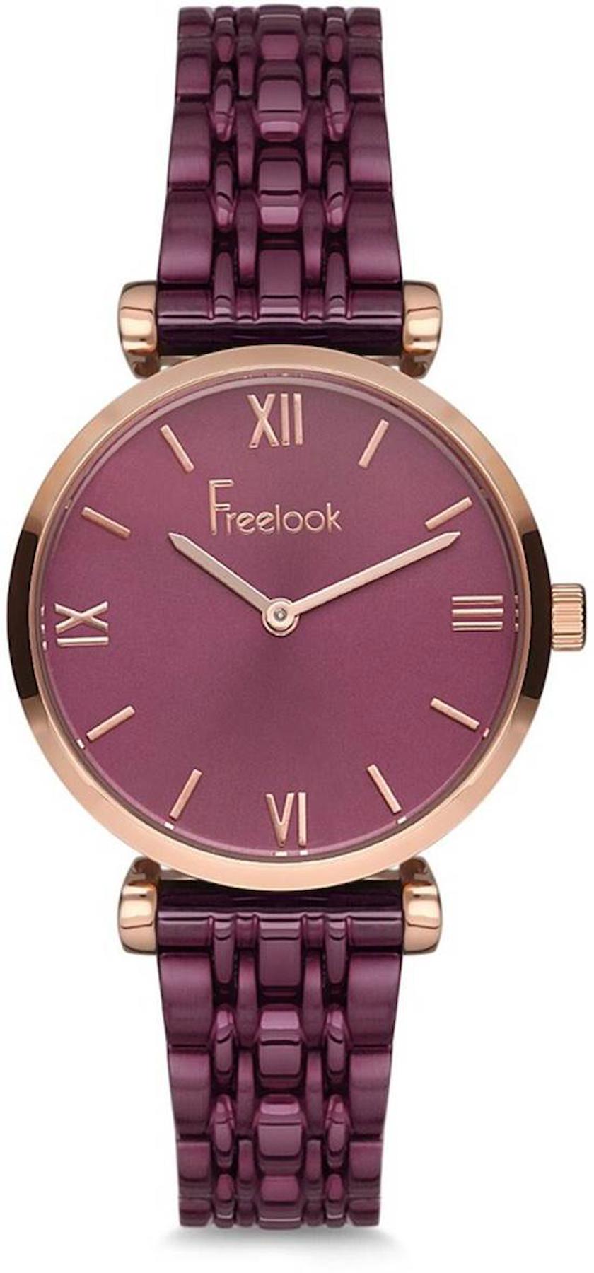 Freelook F.8.1066.06 34 mm Mor Çelik Kordon Analog Kadın Kol Saati