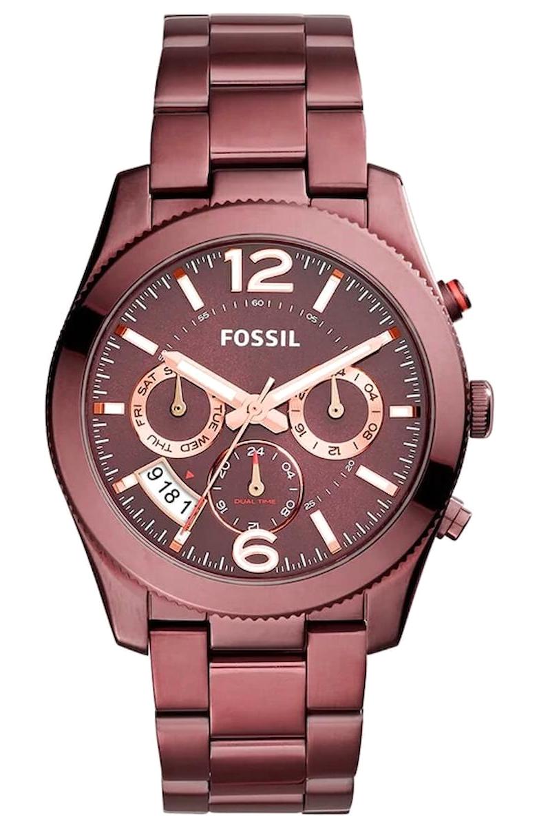 Fossil ES4110 35 mm Bordo Çelik Kordon Analog Kadın Kol Saati