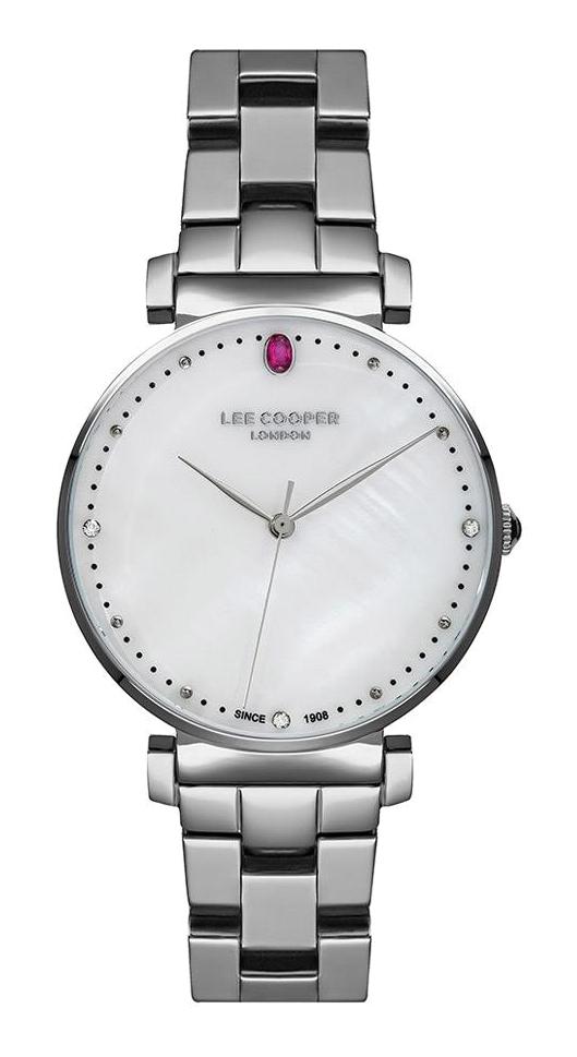 Lee Cooper 38 mm Gri Metal Kordon Analog Kadın Kol Saati