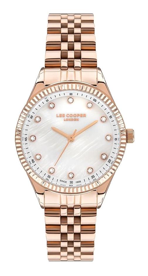 Lee Cooper LC07310.420 40 mm Rose Gold Metal Kordon Analog Kadın Kol Saati