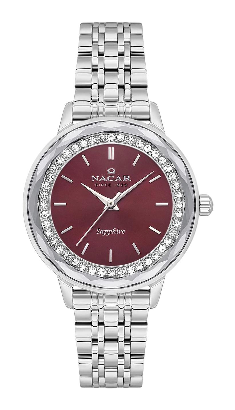 Nacar 33398223-ARMS 32 mm Gri Metal Kordon Analog Kadın Kol Saati