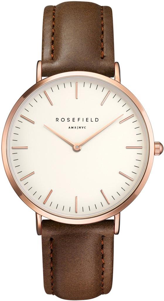 Rosefield BWBRR.B3 38 mm Kahverengi Deri Kordon Analog Kadın Kol Saati
