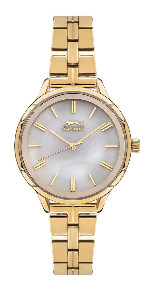 Slazenger SL.09.1999.3.02 37 mm Altın Çelik Kordon Analog Kadın Kol Saati