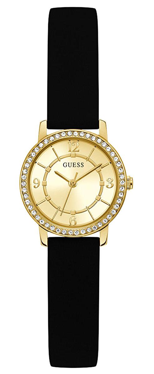 Guess GUGW0469L3 28 mm Siyah Silikon Kordon Analog Kadın Kol Saati