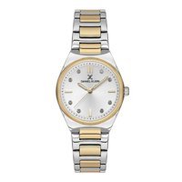 Daniel Klein DK.1.13590.3 35 mm Altın-Gri Çelik Kordon Analog Kadın Kol Saati
