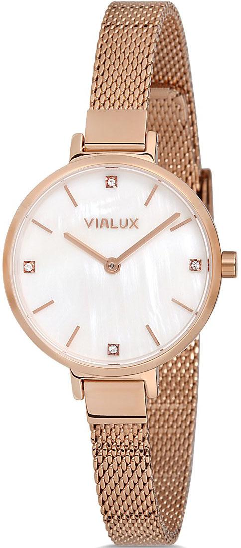 Vialux LJ465R-02SR 34 mm Rose Gold Çelik Kordon Analog Kadın Kol Saati