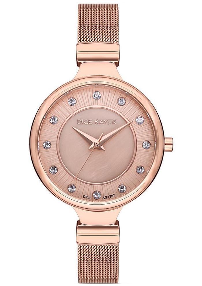 Dice Kayek DK.1.AG1207.02 34 mm Rose Gold Çelik Kordon Analog Kadın Kol Saati