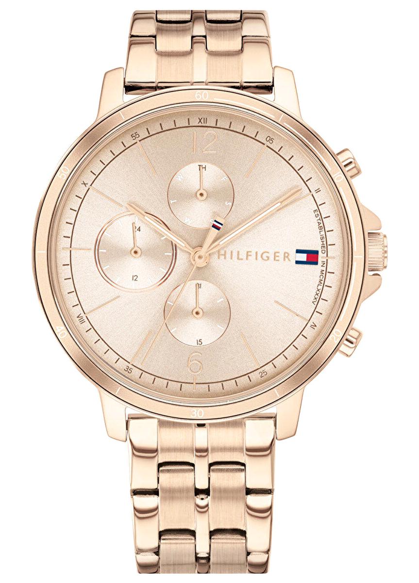 Tommy Hilfiger TH1782190 Takvimli 38 mm Altın Çelik Kordon Analog Kadın Kol Saati
