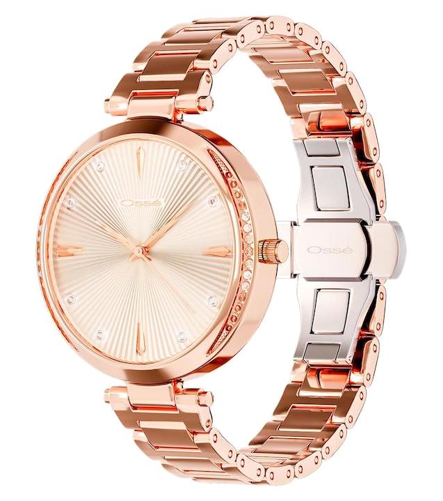 Osse 10107LC 35 mm Rose Gold Metal Kordon Analog Kadın Kol Saati