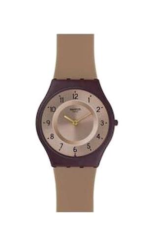 Swatch SFC106 34 mm Kahverengi Metal Kordon Analog Kadın Kol Saati