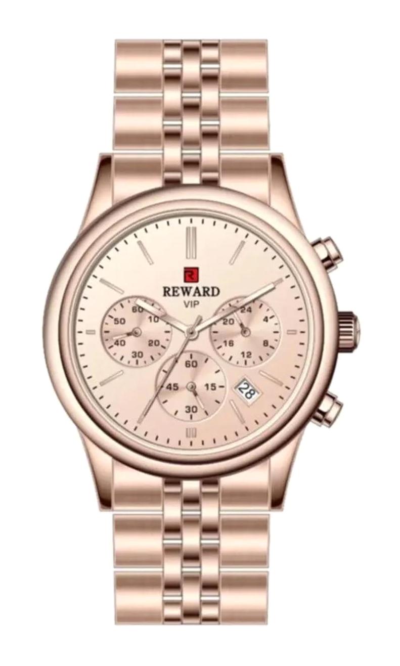 Reward A141764 Takvimli 36 mm Rose Gold Çelik Kordon Analog Kadın Kol Saati