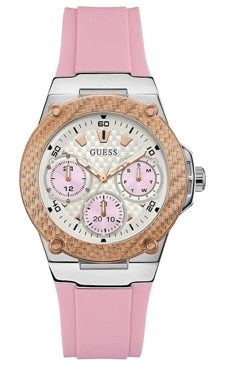 Guess GUW1094L4 36 mm Pembe Silikon Kordon Analog Kadın Kol Saati