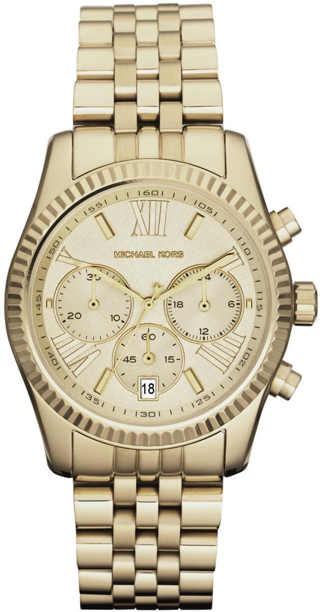 Michael Kors MK5556 Takvimli 38 mm Altın Çelik Kordon Analog Kadın Kol Saati