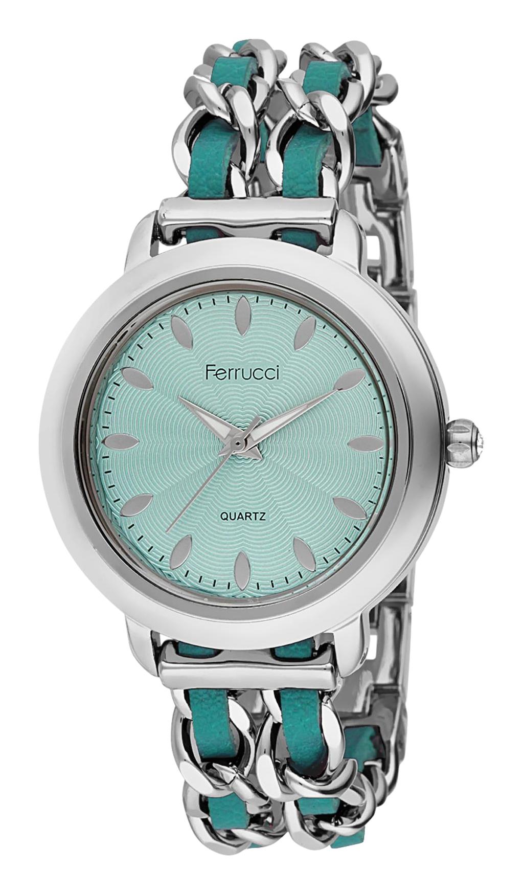 Ferrucci 7FM521 38 mm Gri Metal Kordon Analog Kadın Kol Saati