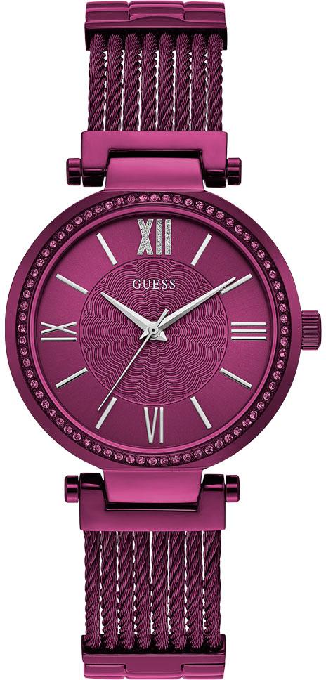 Guess GUW0638L6 36 mm Mor Çelik Kordon Analog Kadın Kol Saati