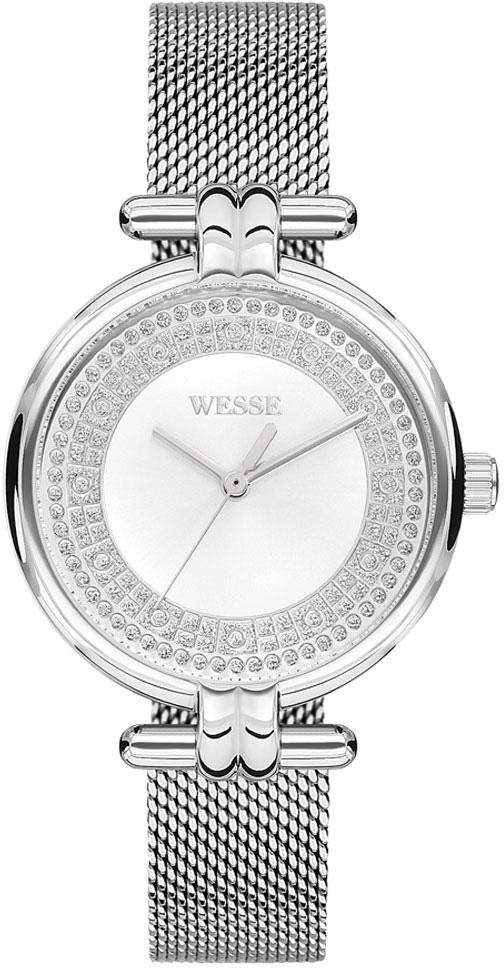Wesse WWL5004-03M 40 mm Gri Çelik Kordon Analog Kadın Kol Saati