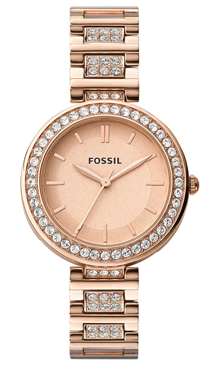 Fossil FBQ3181 36 mm Rose Gold Çelik Kordon Analog Kadın Kol Saati