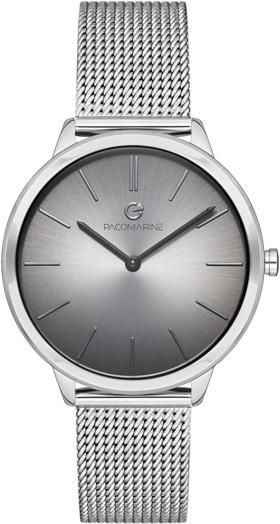 Pacomarine PM.51203.10 38 mm Gri Çelik Kordon Analog Kadın Kol Saati