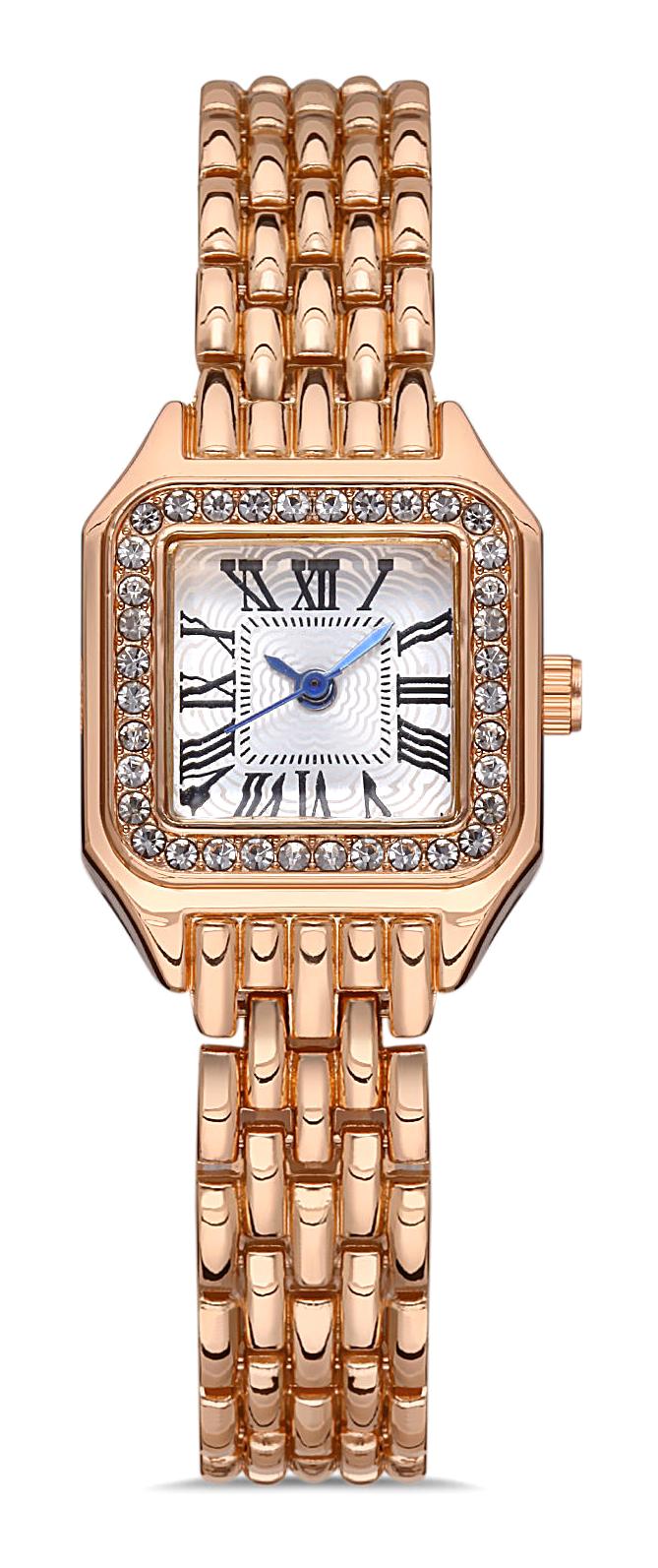 Padam Paris PDMS177-PDMSM99 27 mm Rose Gold Çelik Kordon Analog Kadın Kol Saati