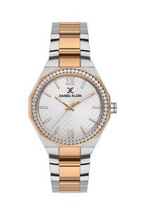Daniel Klein DK.1.13490-5 34 mm Gri-Rose Gold Metal Kordon Analog Kadın Kol Saati