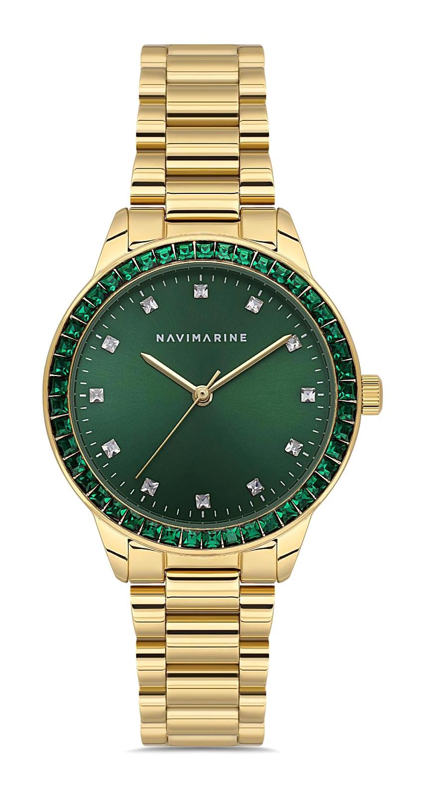 Navimarine 35 mm Altın Metal Kordon Analog Kadın Kol Saati