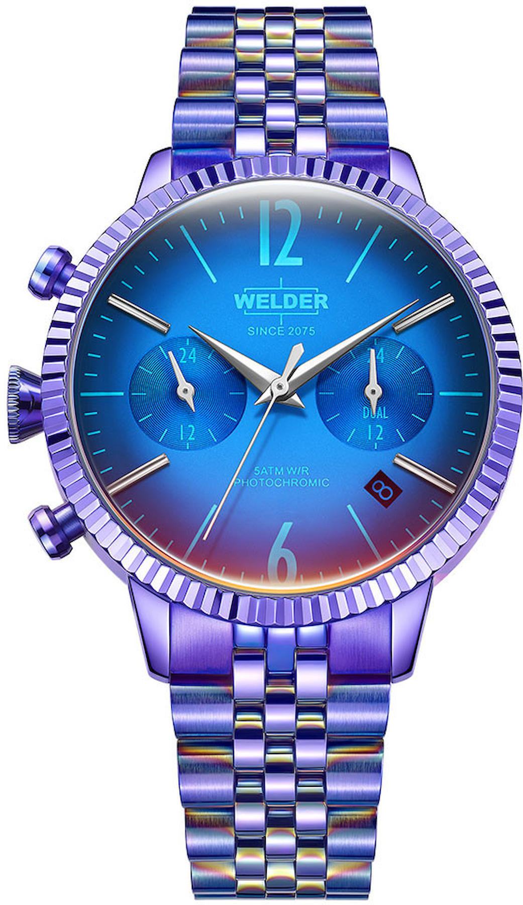 Welder Watch WWRC128 Takvimli 39 mm Çok Renkli Çelik Kordon Analog Kadın Kol Saati