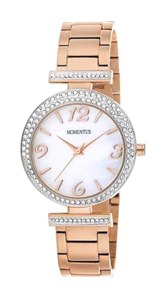 Momentus DW304R-09SR 36 mm Rose Gold Çelik Kordon Analog Kadın Kol Saati