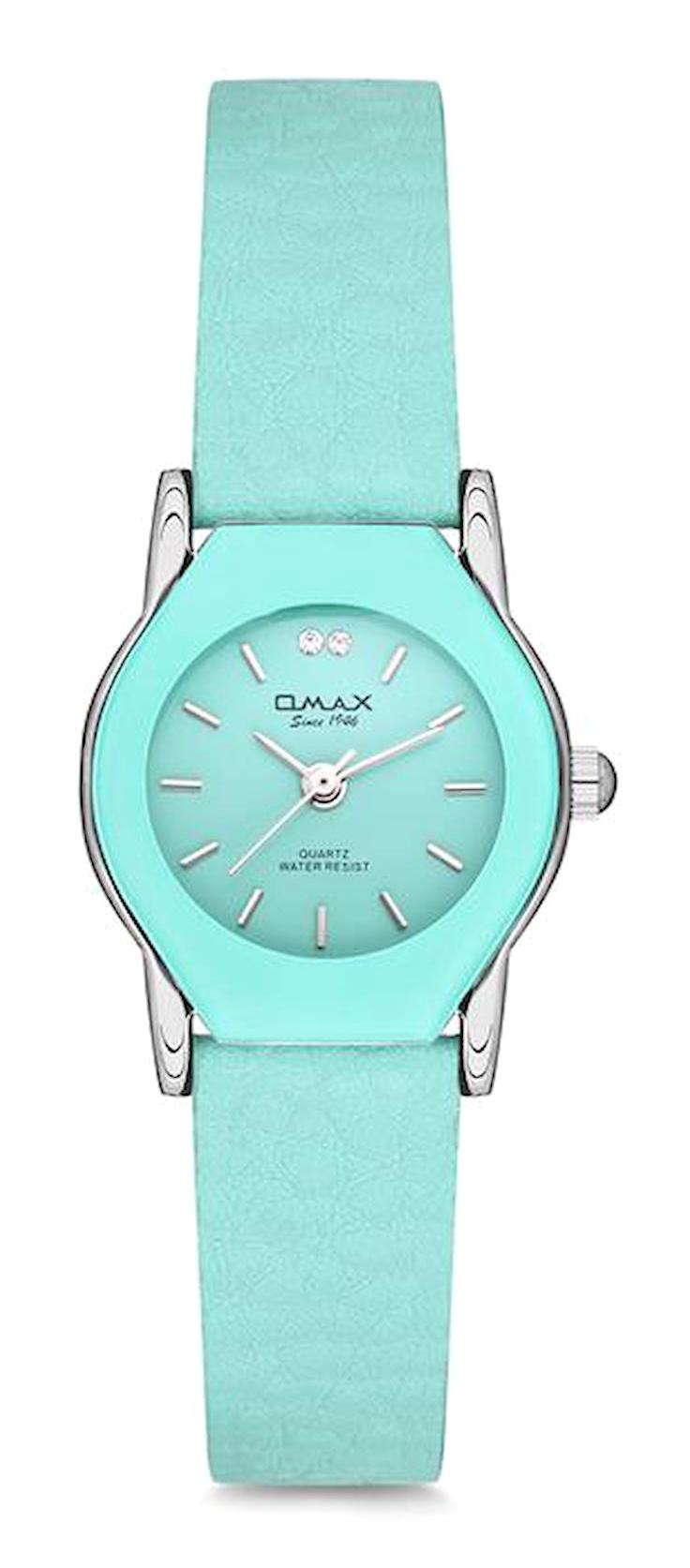 Omax 00CE0016IUG4 Yeşil Deri Kordon Analog Kadın Kol Saati